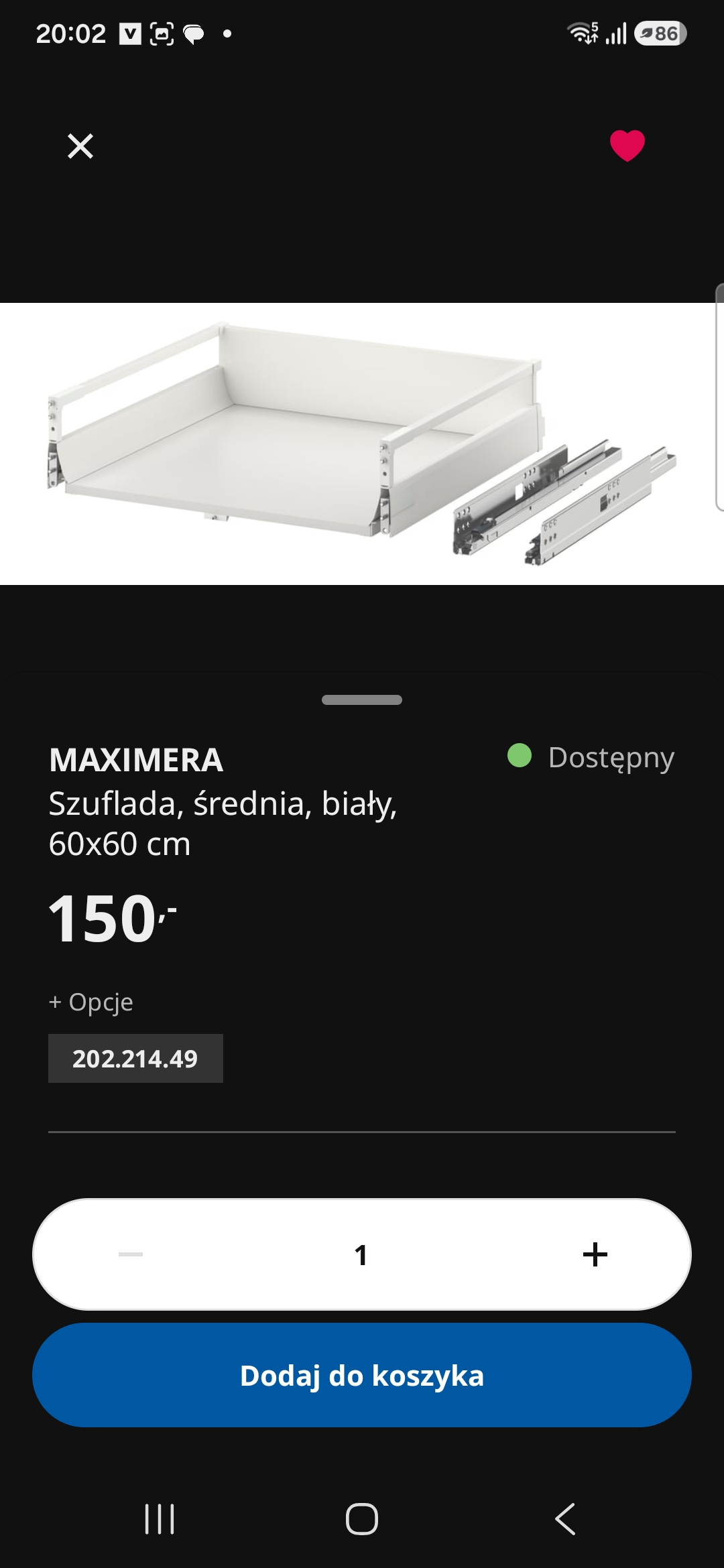 Zdjęcie od sprzedawcy